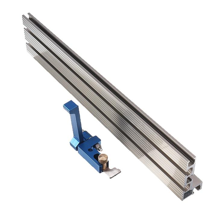 Woodworking Profile Fence T Track Slot Sliding Bracket Miter Gauge Fence Connector for Woodworking R