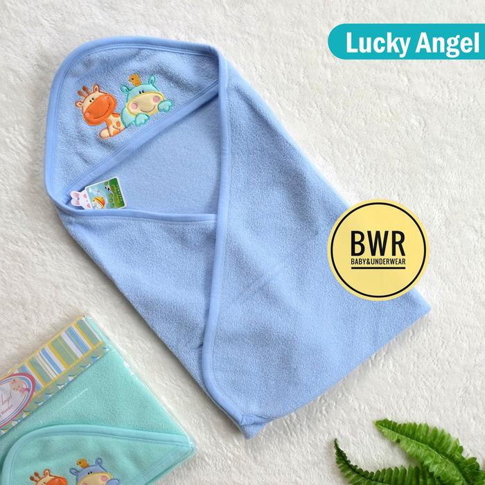 [ Kuning ] Selimut Bayi  LUCKY ANGEL | Selimut bayi halus | Selimut bulu - IX