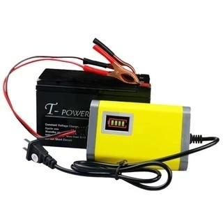 [Original] Charger Aki Portable 12V 3A Motor Mobil Cas Casan Aki Motor Charger Aki Motor 12V Otomati