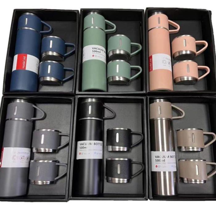 Terlaris Termos Vacum Flask Gift Box Hampers 500ml Termos Cangkir Termos Real Sultan
