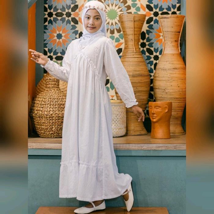 gamis putih Rodeo junior