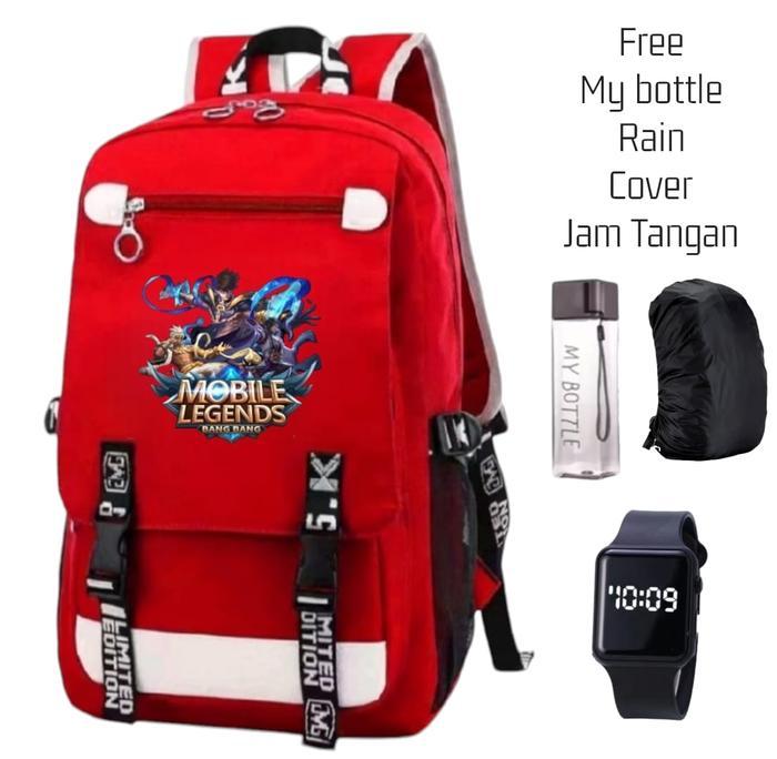 PREMIUM Tas Mobile Legends Tas Ransel Mobile Legends Tas Sekolah Mobile Legends Tas Laptop Mobile Le