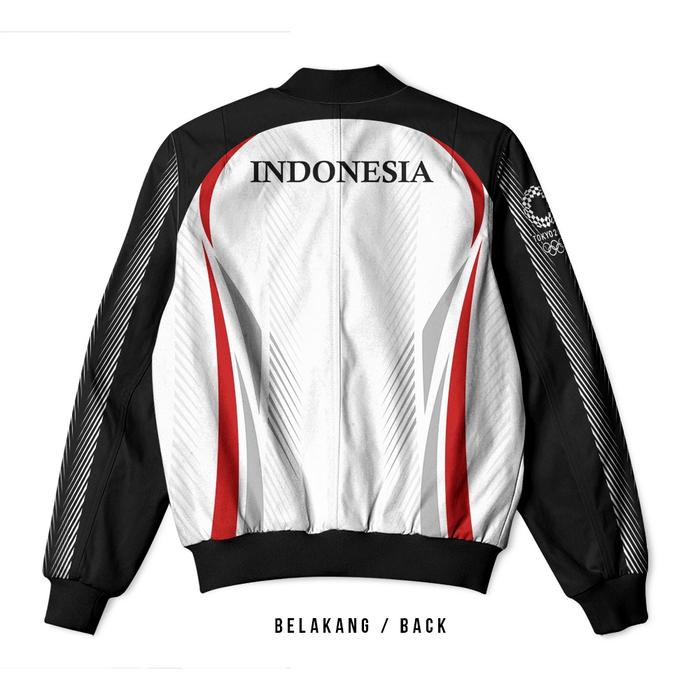 [Riashop] Jaket Bomber TIM OLIMPIADE TOKYO 2020 | Jaket TIM OLIMPIADE TOKYO