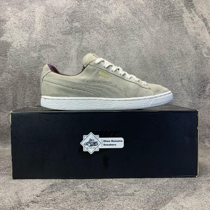 Sepatu Second Casual Puma Suede Classic 21 'Grey Violet' Size 39 insole 25 cm Original Guarantee 100