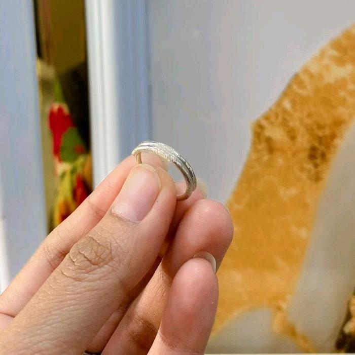 cincin perak Aceh murni berat 1,8 gram