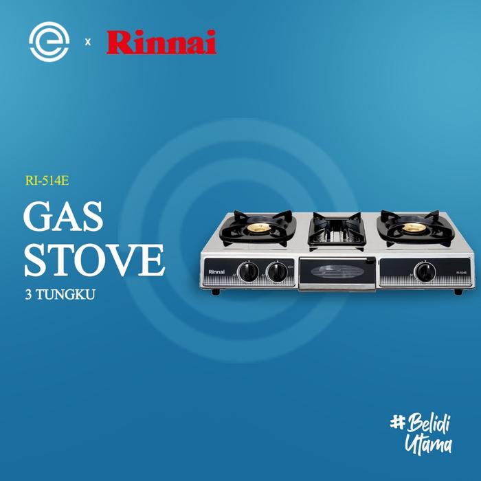 RINNAI Kompor Gas 3 Tungku RI-524E