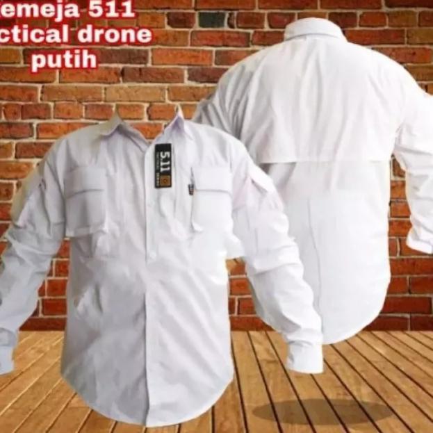 kemeja tactical 511 outdoor - Putih, XXXL