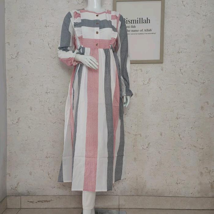 long tunik sjm,tunik sajama Katun Muslim Nyaman