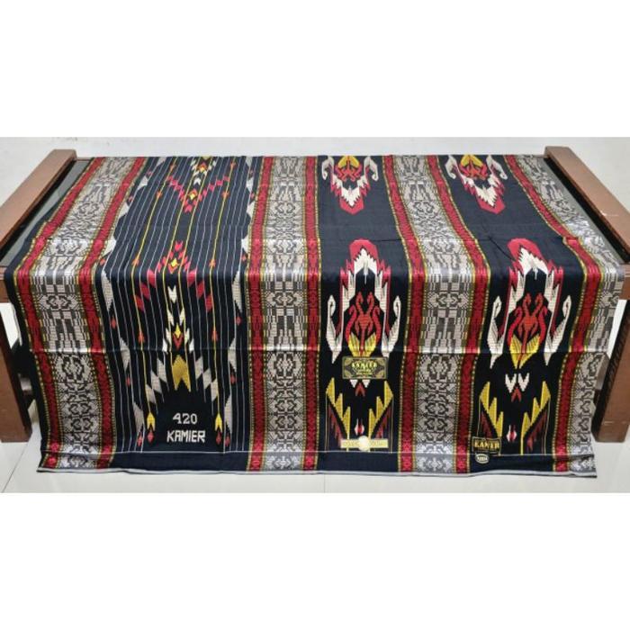 Sarung Full Sutera Kamier 420 Motip Sge Sga Sif Sgs Dan Mpm Setara Dengan Tamer 420