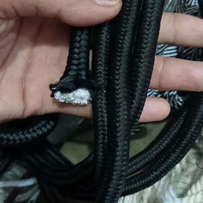 tali kepang bed cover 8-12 mm / tali kepang hand bag 8-12 mm Hitam