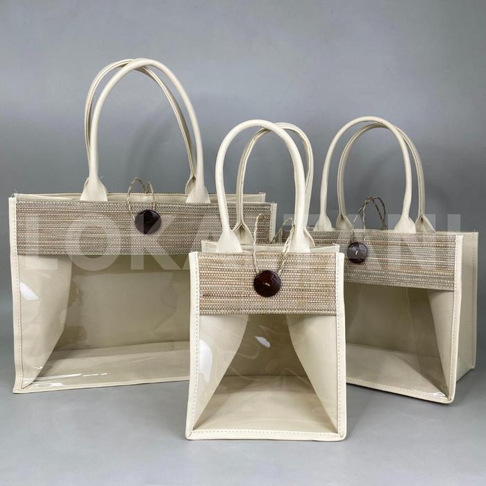 Tas Hampers Mendong/Tas Pandan Mendong/Hampers Totebag