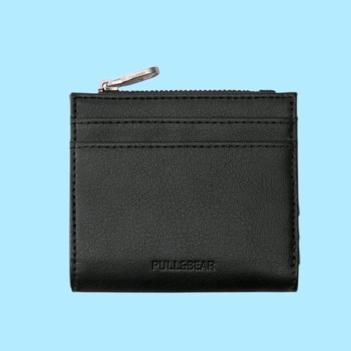 Card Holder Pull and Bear Dompet Pria Original Hitam