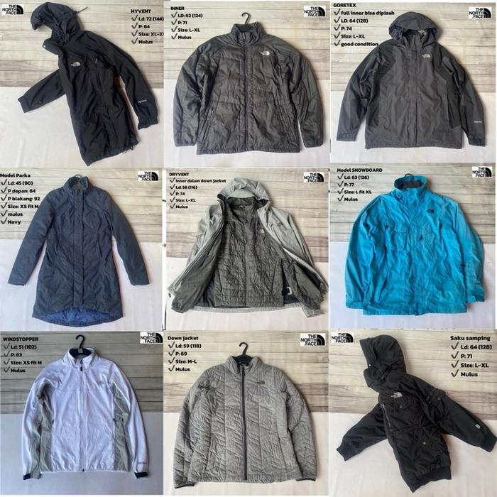 Jacket full TNF original/ jacket branded