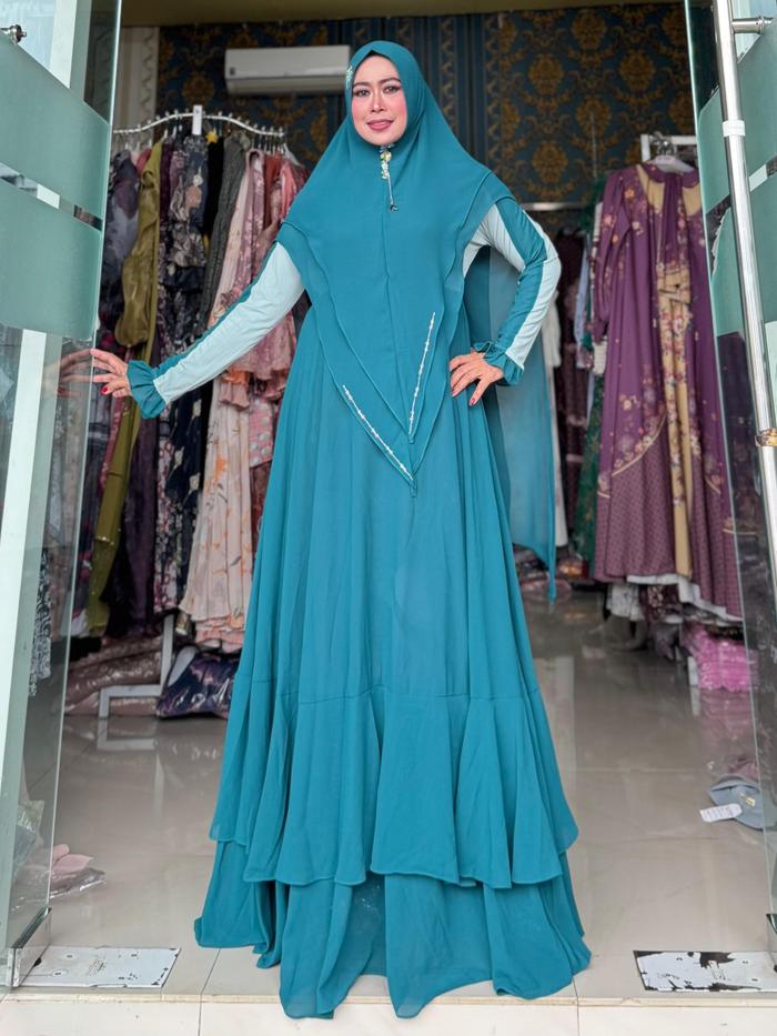 LALOMO SERIES VOL 4 | Baenetta | Syari Gamis Dress Wanita