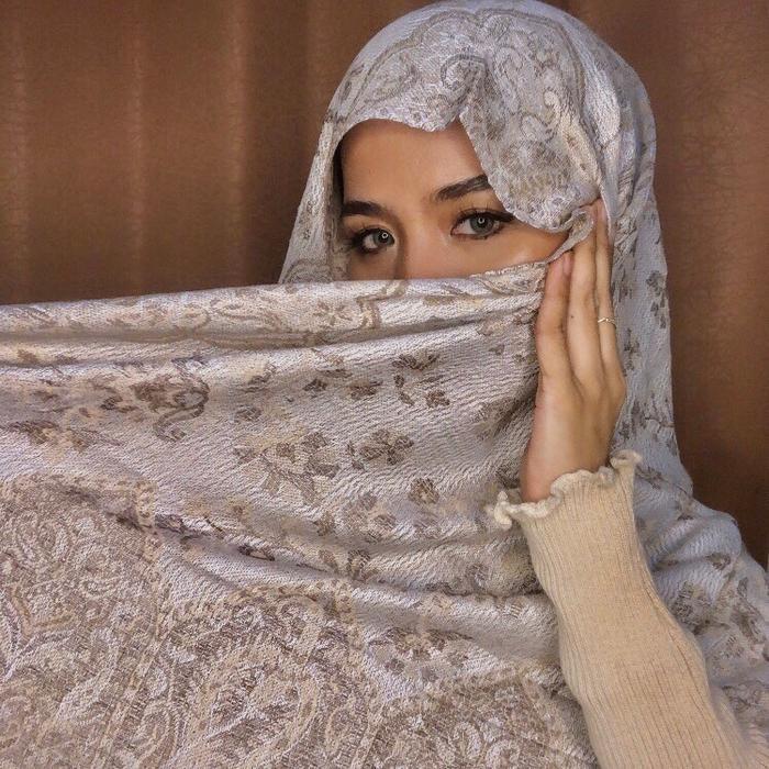 LAYLA Cashmere Shawl/ Pashmina Kashmir Layla series hijab  Wanita Muslim