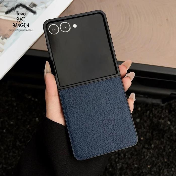 Case Samsung Galaxy Z Flip7 Flip 7 Leather Cover Casing Pouch Protector Zfl7-002 Promo