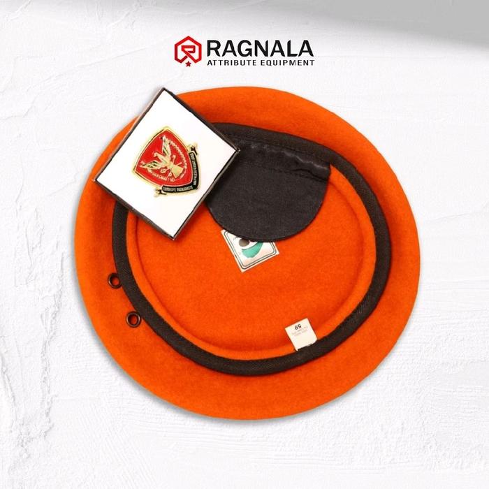 Baret Kacamata Kopasgat Satu Set dengan Emblem / Baret Kacamata Premium