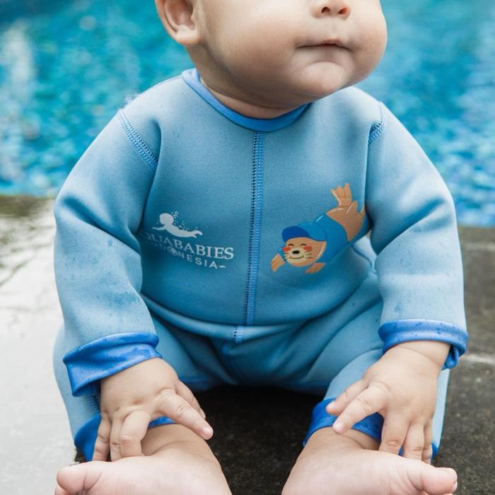 Aquababies Indonesia Baby Wetsuit - Baby Blue
