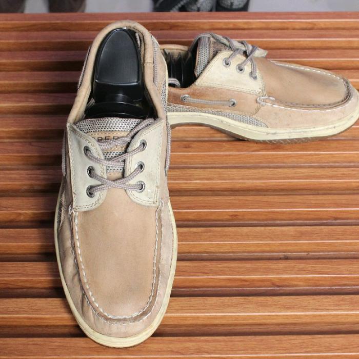 Sepatu loafer keren "Sperry Top sider " Upper kulit asli nubuck outsole kokoh khas loafer. Size us 1