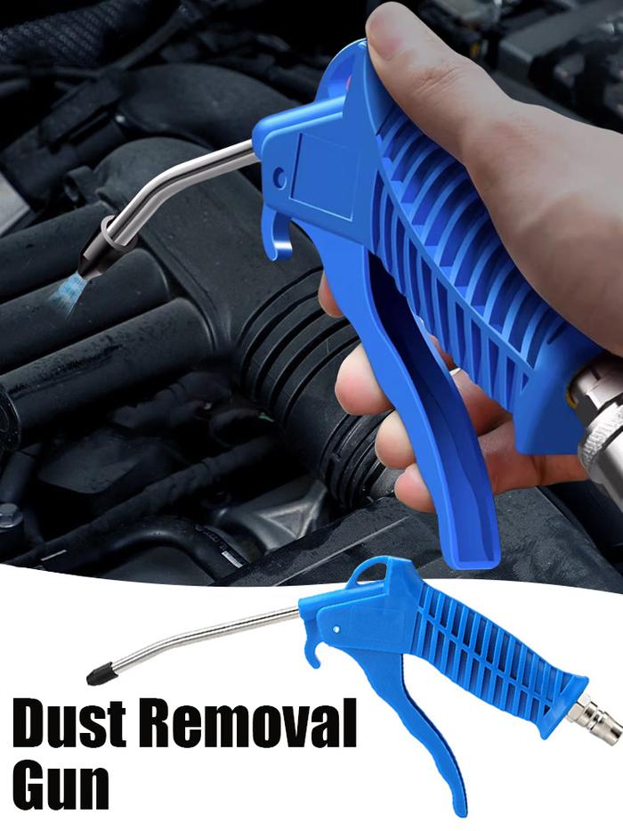 Dust Gun Pneumatic Tool Plastic Handle Angled Bent Nozzle Air Duster Blow Gun Cleaner Air Blower Dus