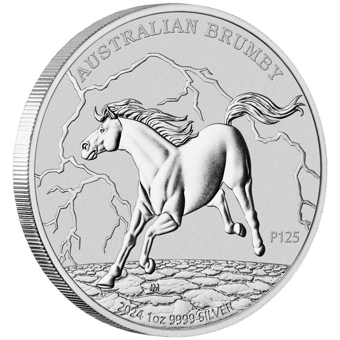 Silver Coin Collection - Brumby 2024 - Fine Silver 1 oz - Perak Cocok untuk hadiah