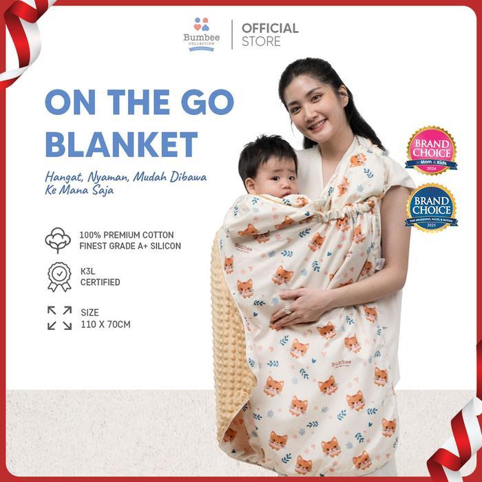 Selimut Bayi On The Go 6 Fungsi Blanket Bumbee Collection - Travelling Aman Dan Nyaman -Gratisongkir