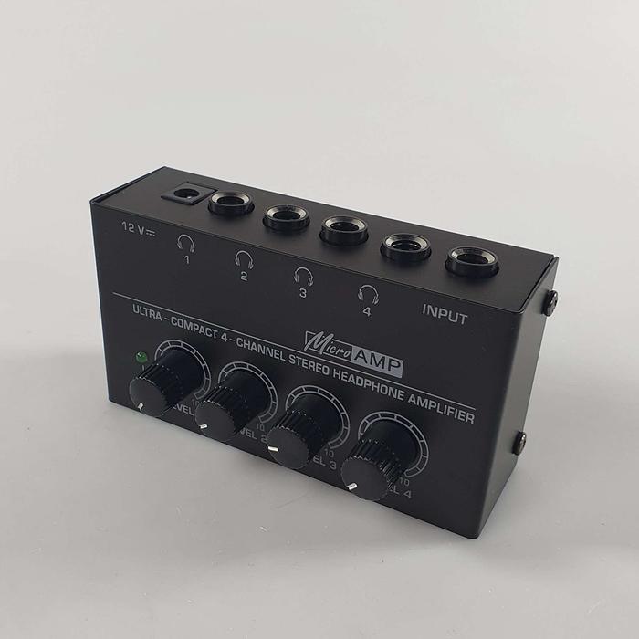 MicroAMP Audio Amplifier Mini Headphone 4 Channel Stereo - HA400