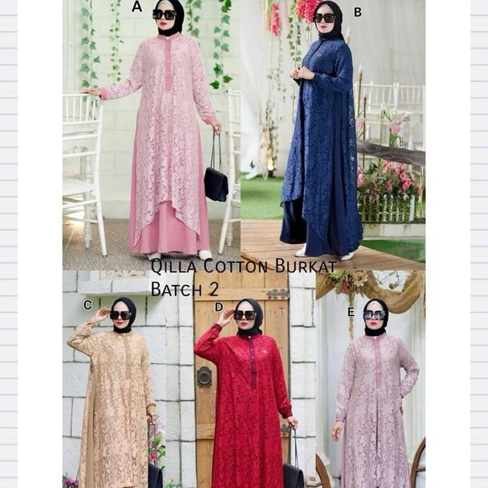 Qila Katun Brukat Dress Part 2 By Syafeera