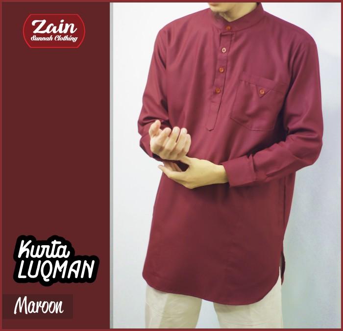 Kurta Luqman Lengan Panjang Zain Sunnah Clothing Lukman Toyobo Muslim