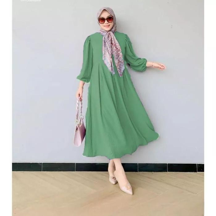 Terbaru Tunik Aleta Crinkle Airplow Alsize Terlaris