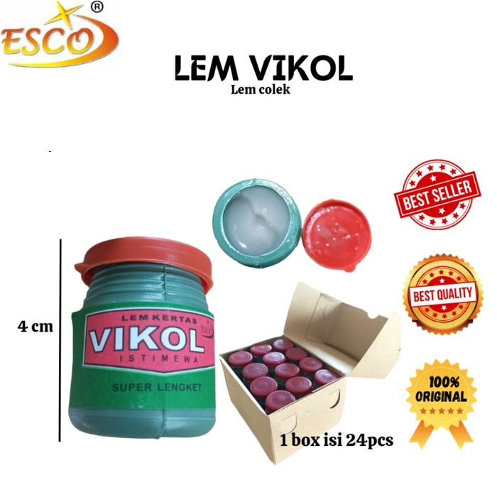 (24pc) LEM KERTAS / LEM COLEK CAIR KECIL SERBAGUNA / GLUE