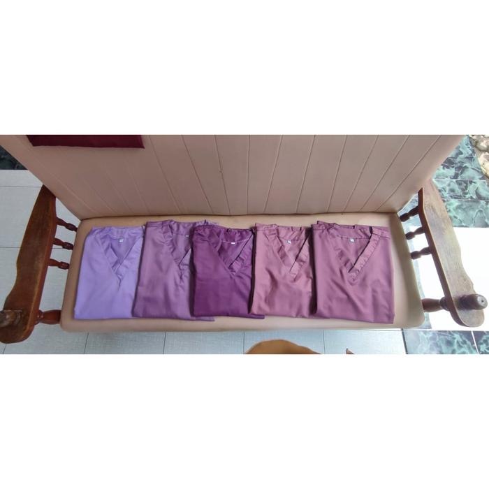 Baju Ok Toyobo Scrub Rok Lengan Panjang Karet , Baju Medis Bahan Toyobo Original Premium Pasti Ori
