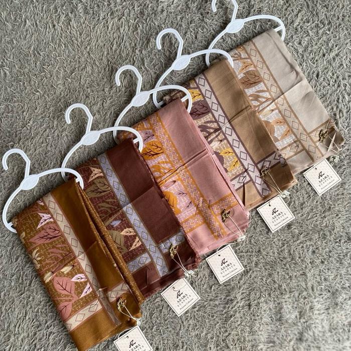 PAKET USAHA HIJAB MOTIF AZARA TEPI LASER CUT