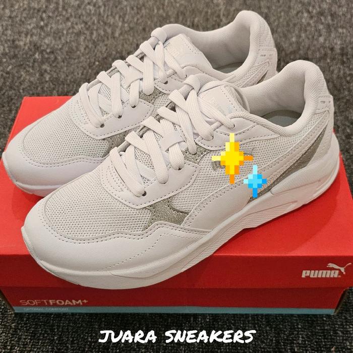 Sepatu Sneakers Wanita Puma X-Ray Speed Lite White Silver Original BNIB