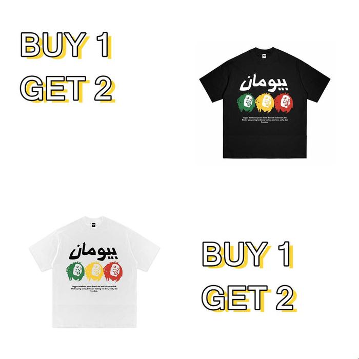 [ANAK KAOS] [BUY 1 GET 2] Gak Boleh Ketinggalan! Kaos Reggae One kohvzwqrkh