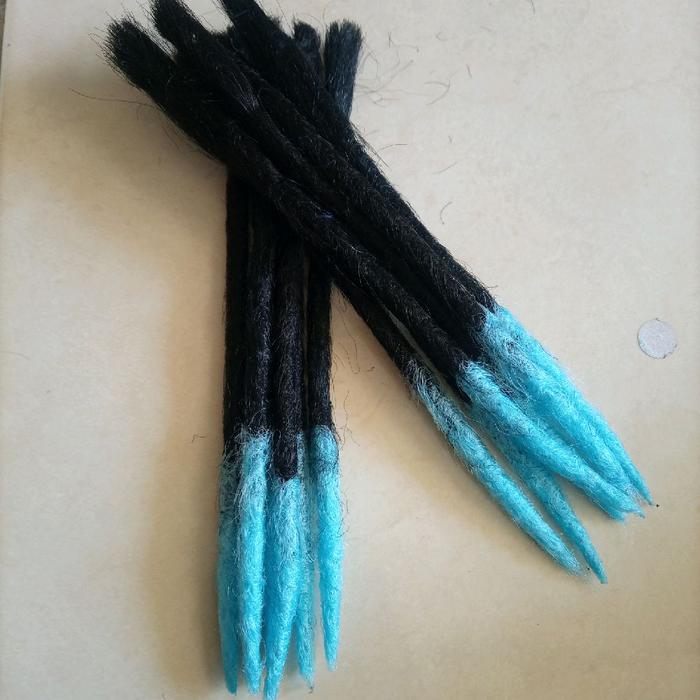 Rambut Gimbal 2 warna panjang 20cm