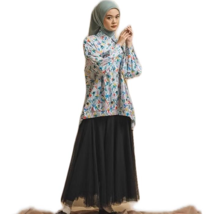 Nadjani candise white atasan Wanita