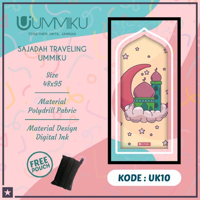 sajadah Travelling UMMIKU Motif Anak Anak