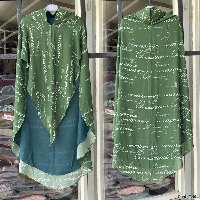 KHIMAR QAIREENA PRINTING | QAIREENA | HIJAB SYARI | PUSPITA HIJAB SYARI