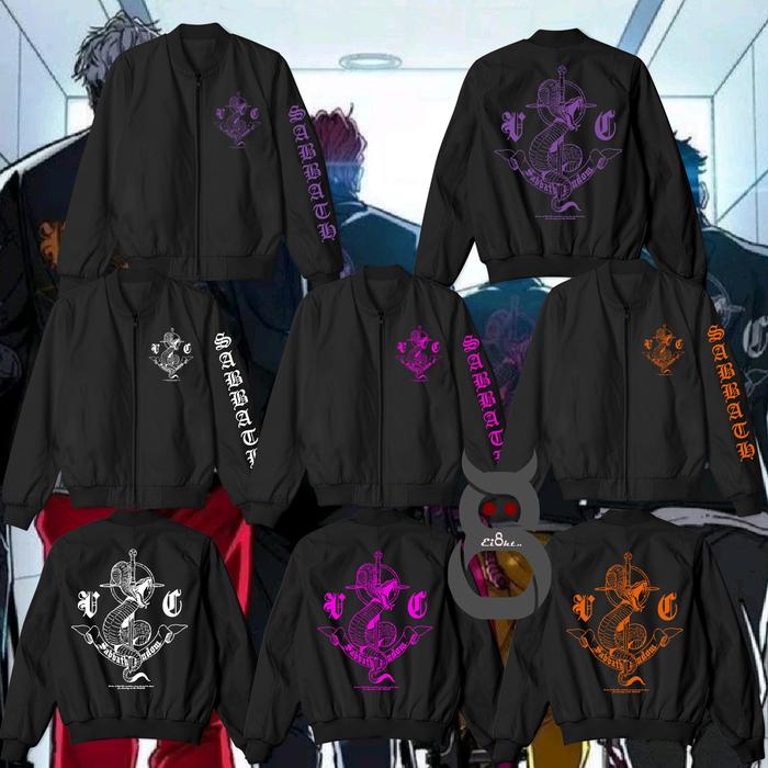 Jaket Bomber Sabbath Crew Wooin/Hyuk Kwon/Joker/Vinny