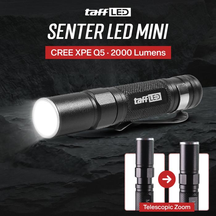 Cahayastore - Senter LED Mini | Flashlight Cree XPE | Lampu Portable Outdoor