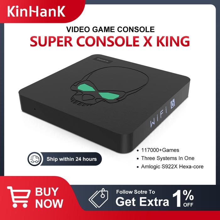 Video Game Console KinHank Super Console X King Retro 4K TV Game Box