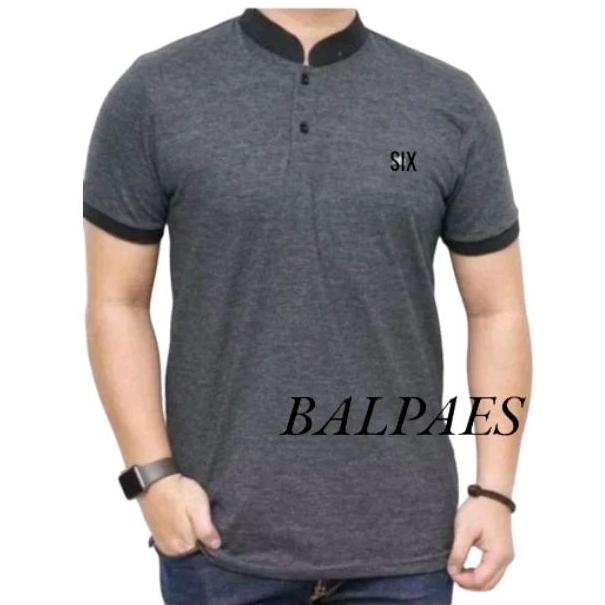 KAOS POLO SHIRT PRIA POLOS ABU TUA POLO KERAH SHANGHAI KAOS POLO DISTRO POLO SANTAY