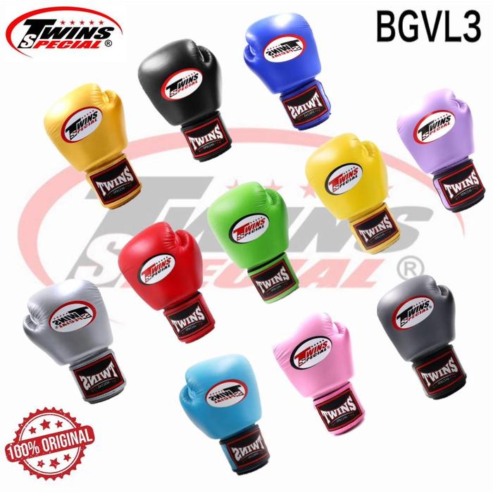 New Sarung tinju Twins Special BGVL3 Original / Twins Special boxing gloves / sarung tinju muay thai