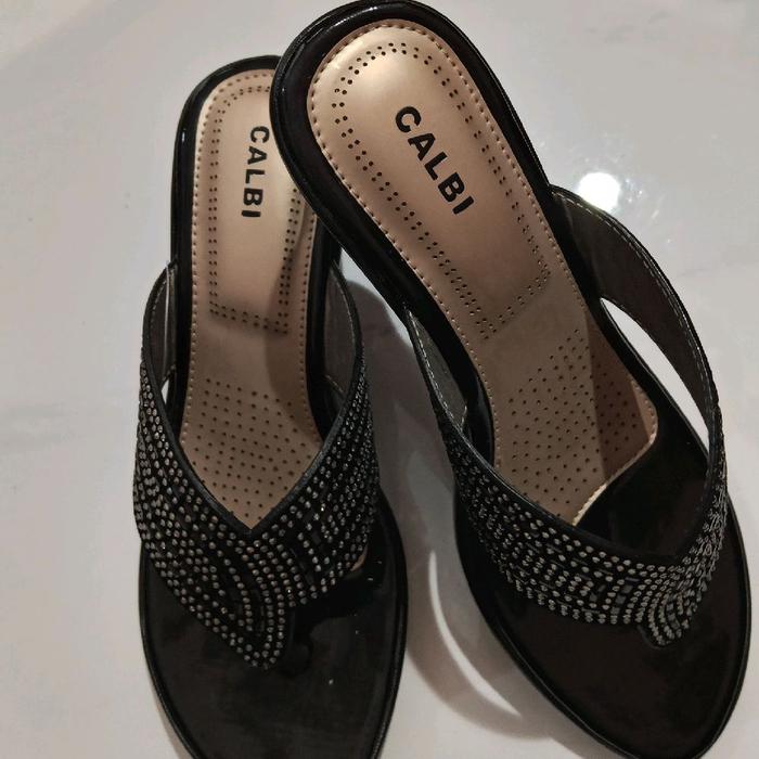 Sz 37 sandal heels jepit calbi CRX.1812