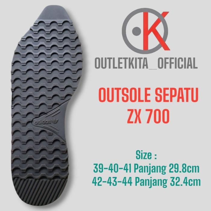 Stokreadybanyak Outsole Sepatu Zx 700 / Zx 750 Kualitas Dijamin Oke