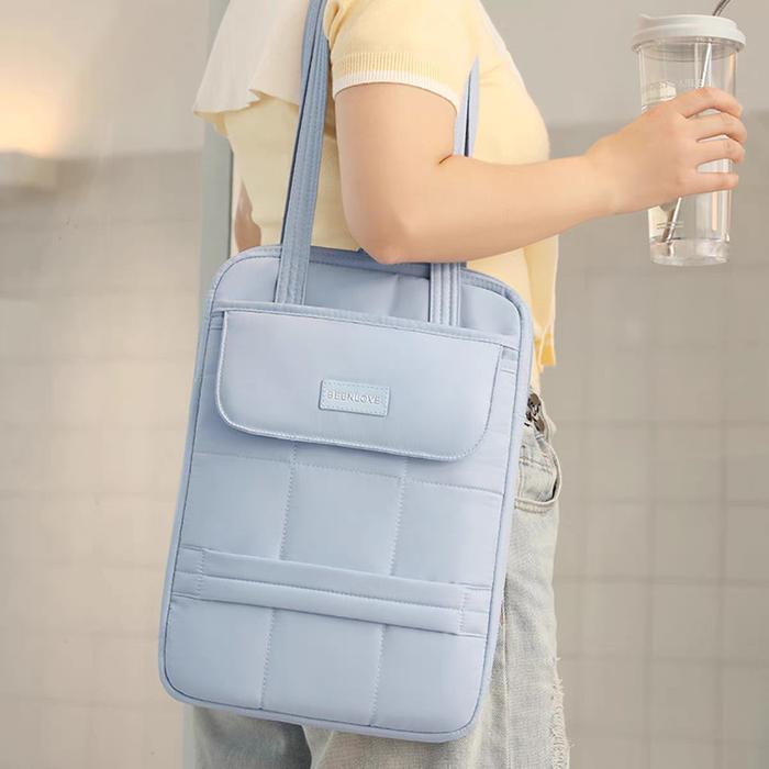 OPIOBAGS Tas Laptop Wanita Sarung Laptop 14 Inch Sleeve Wanita Tote Bag Kerja Kuliah TFW 310