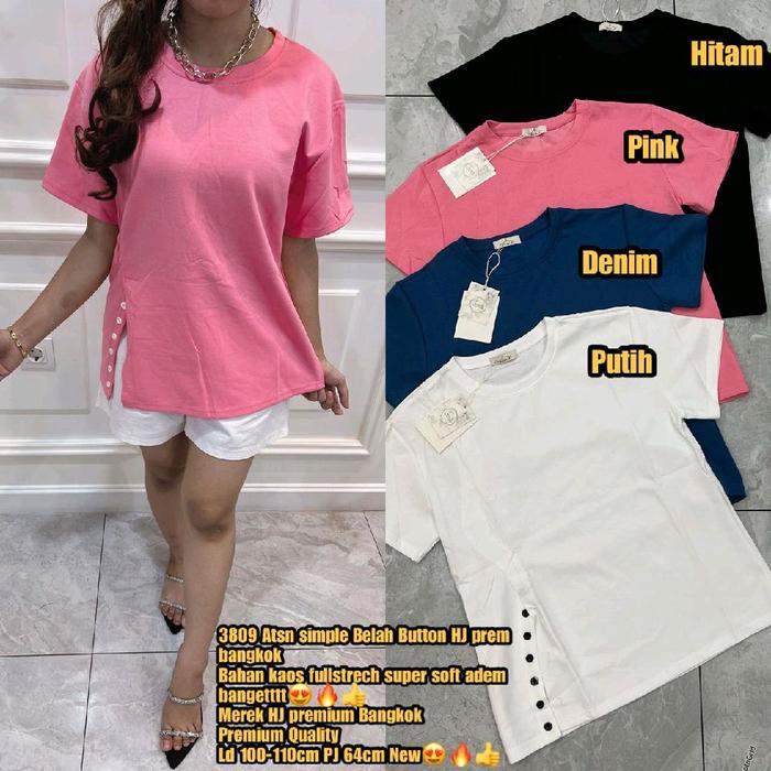 Atsn kaos strech merek HJ premium bangkok