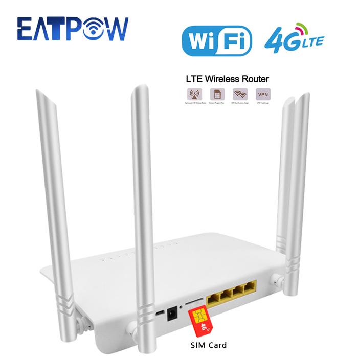 EATPOW 4G Wireless Router SIM card Hotspot Home 4G wifi router EU