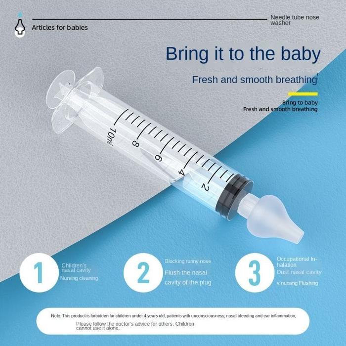 Nose Cleaner Nasal / Needle Nasal Wash Pembersih Hidung Anak Suntikan Hidung Nasal 2pcs